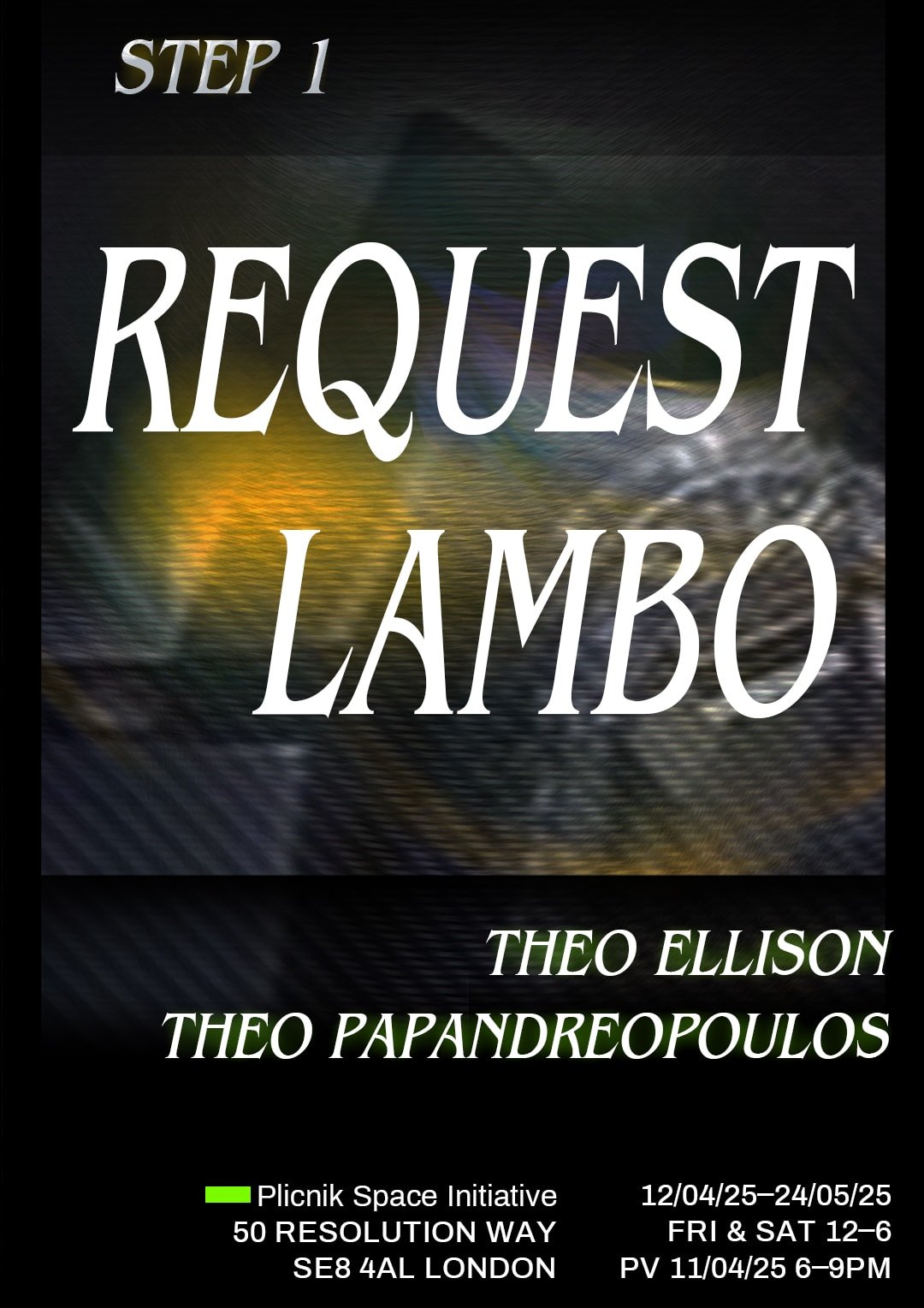 Poster for Step 1: Request Lambo